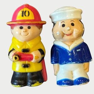 Vintage  80’s Lakeside Tubtown Firefighters and Sailor